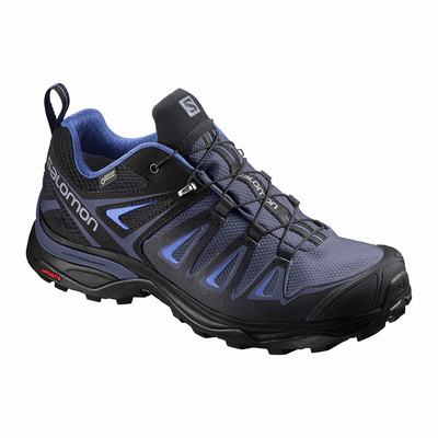 Salomon X ULTRA 3 GORE-TEX - Naisten Vaelluskengät - Sininen/Mustat